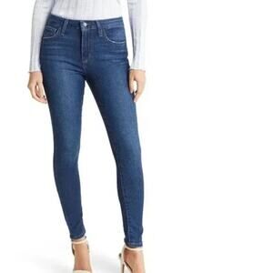 JOE'S High Rise Curvy Skinny Ankle Jeans Medium Blue Denim Casual Classic Fall